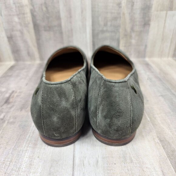 Vionic Womans Size 7 Green Suede Shoes Willa - Picture 6 of 10